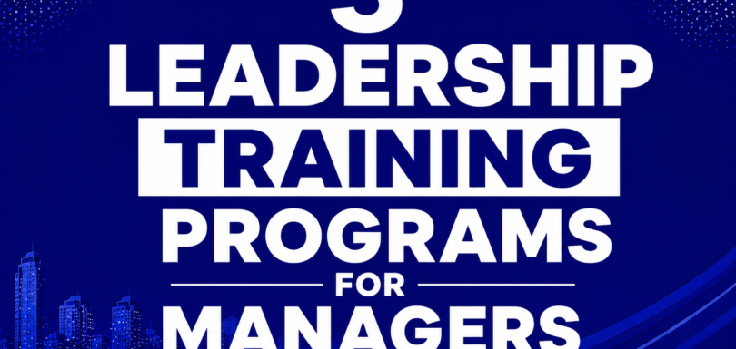 Leadership training programs for managers