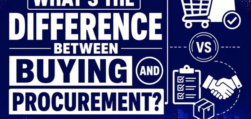 What's the Difference Between Buying and Procurement? 5 What's the Difference Between Buying and Procurement?