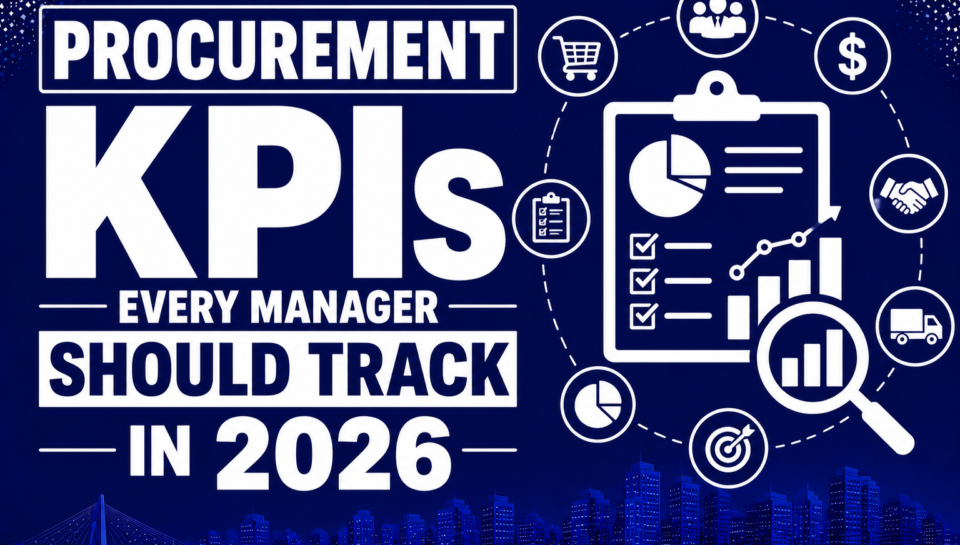 Procurement KPIs Every Manager Should Track in 2026