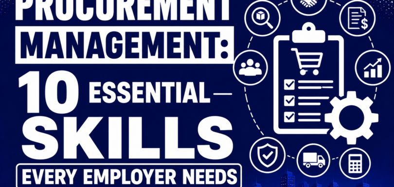 Procurement Management: 10 Essential Skills Every Employer Needs