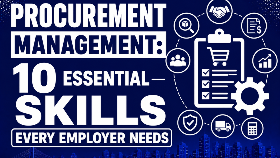 Procurement Management: 10 Essential Skills Every Employer Needs