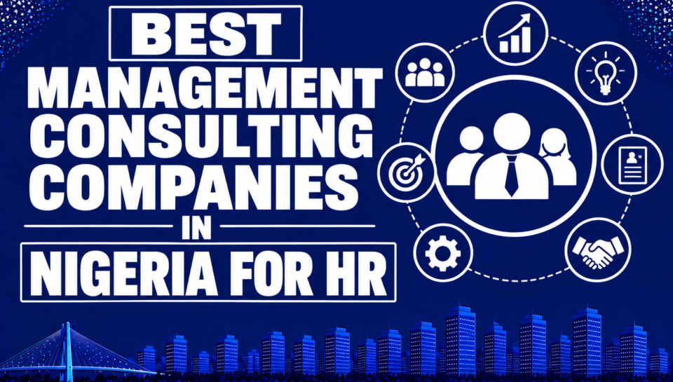 Business team reviewing HR hiring plans in a Lagos office